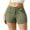 Green, variant on Womens Shorts Womens Workout Gym Shorts Casual Lounge Set Women'S Solid Color Short Yoga Wear Cargo Denim Shorts S-2XL on Clearance