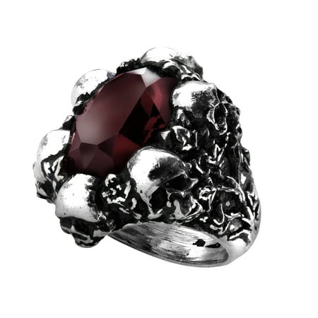 Alchemy Gothic Shadow of Death Ring Size T/9.5