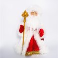 thumbnail image 3 of Figura de Papá Noel grande, muñeco de peluche eléctrico de Papá Noel, decoración navideña para el hogar, adornos navideños, doncella de nieve, 3 of 5