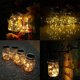 thumbnail image 2 of Cadena de luces LED con tapa de lata solar de 2 m y 20 LED, cadena de luces LED decorativas para jardín, patio, hogar, paisaje (luz blanca cálida), 2 of 3