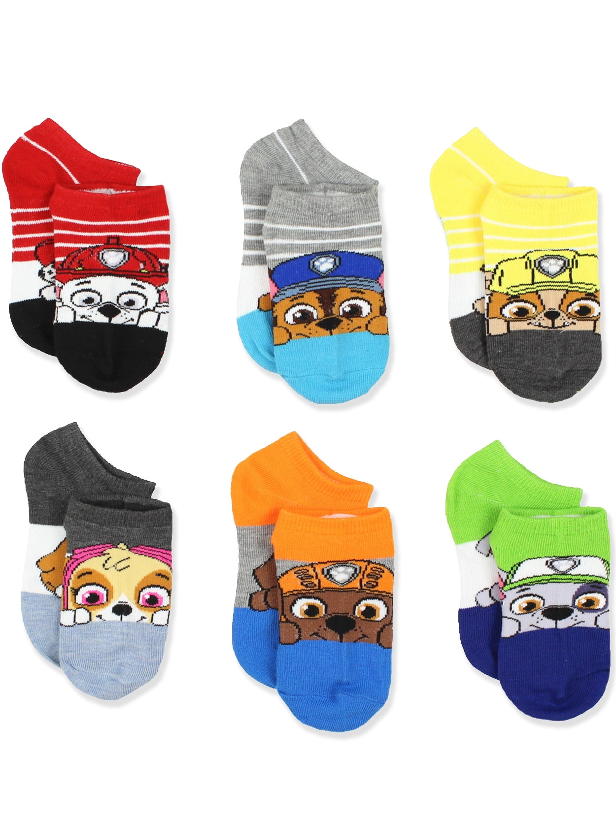 7-10 L 6 Packs Toddlers Kids Fun and Cute Computer Socks , Pattern 2