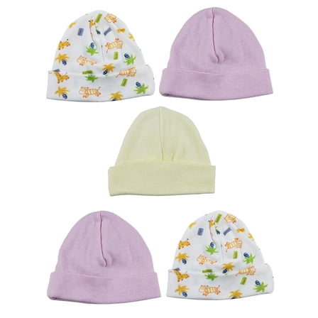 Bambini Girls Baby Cap (Pack of 5)