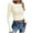 Beige, variant on Lenpel Women's Crop Tops Ribbed Knit Long Sleeve Square Neck Solid Color Slim Lightweight Sweaters Soft Casual Blouses(White,X-Large)