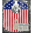 thumbnail image 2 of Patriotic USA White German Shepherd Baby Bib, 2 of 3