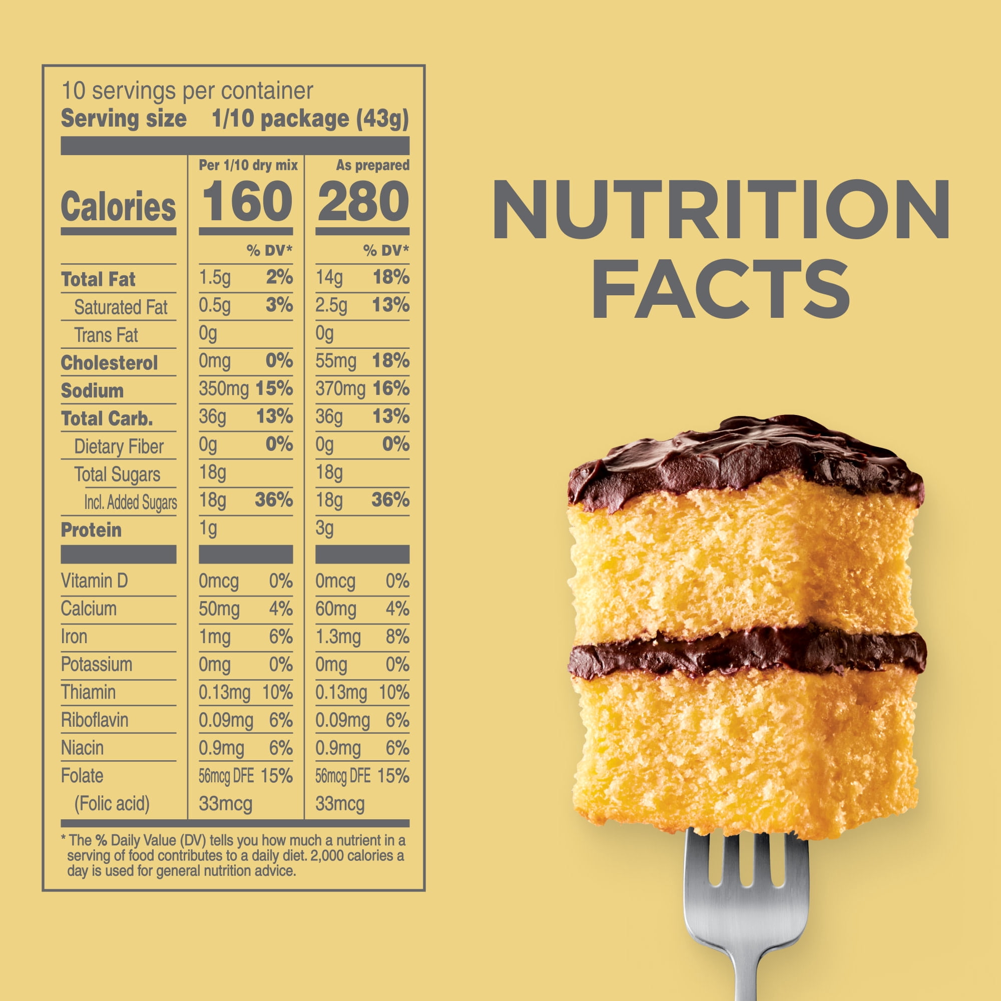 (12 pack) Duncan Hines Classic Yellow Cake Mix, 15.25 oz.