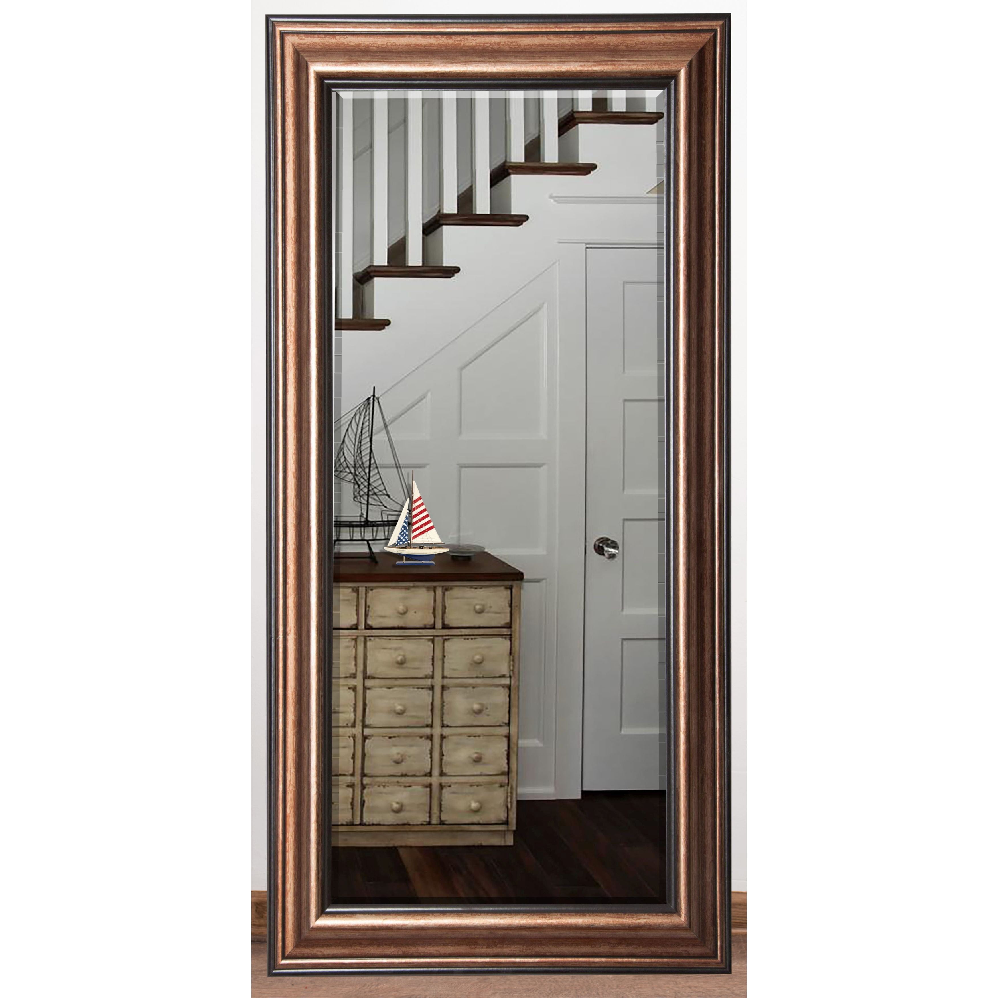 Rayne Mirrors US Made Canyon Bronze Beveled Full Body Mirror Walmart