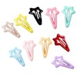 thumbnail image 1 of Duehut HLLMX 10 PCS Estrellas Coloridas Pinza de Pico de Pato Pinza para el Cabello Antideslizante Niños pequeños Coloridos Lindos Pasadores de Metal para el Cabello Accesorios para el Cabello para ni, 1 of 1