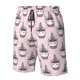 thumbnail image 4 of Balery Cute Cupcake Traje de Baño Estilo Hawaiano para Hombre, Shorts de Secado Rápido con Bolsillos-X-Large, 4 of 6