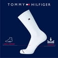 thumbnail image 3 of Men's Tommy Hilfiger 201CR12 Solid Athletic Crew Sock - 6 Pack (Black O/S), 3 of 6