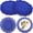 Dark Blue, variant on 200 Pcs Doilies Lace Paper Doilies 14 Inches Disposable Foil Lace Placemats Large Round Paper Pad Placemats for Cakes Crafts Wedding Birthday Party Decoration(Red)