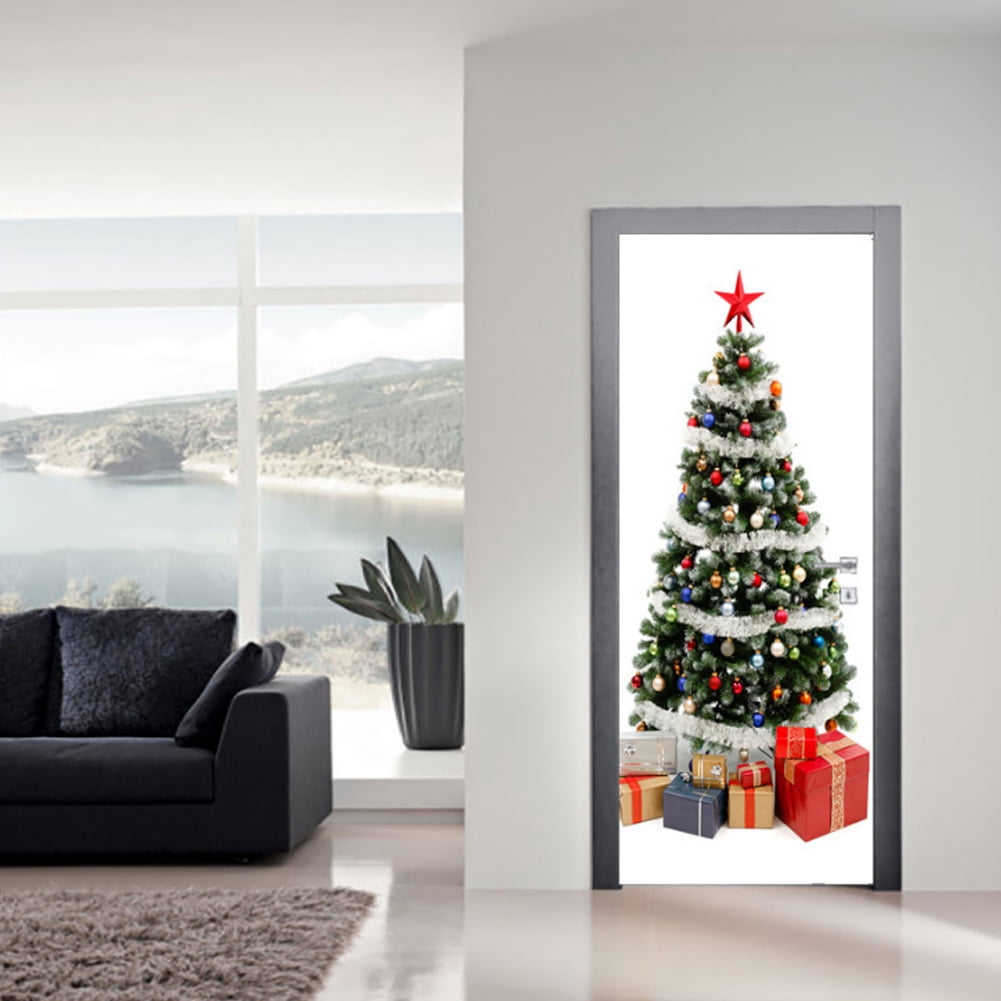 LYUMO Christmas Tree Wall Sticker,Christmas Window Stickers,Christmas Window Stickers Decal