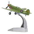 thumbnail image 3 of Aircraft Model, Alloy Fighter Aircraft Model Airplane 1:72 Scale Aviation Green For Office, 3 of 8