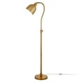 thumbnail image 3 of Evelyn&Zoe Vincent Adjustable/Arc Floor Lamp with Metal shade in Brass/Brass, 3 of 14