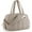 Khaki, variant on Women's Gym Bag with Wet Pocket, Waterproof Weekender Overnight Duffle Bag for Travel, Sports & Fitness