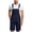 Dark Blue, variant on Afuyipoi Men's Washed Denim Overalls Shorts, with Chest Pocket Workwear Bib Shorts with Adjustable Straps Black L