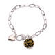 thumbnail image 1 of Pulsera de cadena de corazón Asia Peony Unbranded joyería encanto moda 7,5 pulgadas, 1 of 3