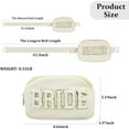 thumbnail image 2 of Bride Gifts, Bachelorette Gifts for Bride-Bride Fanny Pack, Bride to be Gifts for Bachelorette Party Decorations Accessories & Favors, Bridal Shower Gifts, Adjustable Strap Crossbody Bag, Beige, 2 of 6