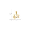 thumbnail image 4 of 14k Yellow Gold Music Note Pendant with Treble Clef, Artistic Unisex Charm Necklace for Women, Symbol of Melody, Creativity, and Passion, Solid Gold Musical Jewelry Accessory, 4 of 6