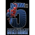 thumbnail image 2 of Girl's Marvel Spider-Man 5th Birthday Graphic Cropped T-Shirt Black Large, 2 of 3