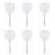 thumbnail image 2 of 20x6 Piezas Varillas De Dardos De Rosca 2BA Transparentes Y Conexión De Vuelos De Dardos Blanco Sunnimix Ejes de dardos y plumas de dardos, 2 of 8