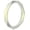 Single A: Holographic White, variant on Women's Stackable Rubber Silicone Ring - Pearl Twist Silicone Ring Size 06