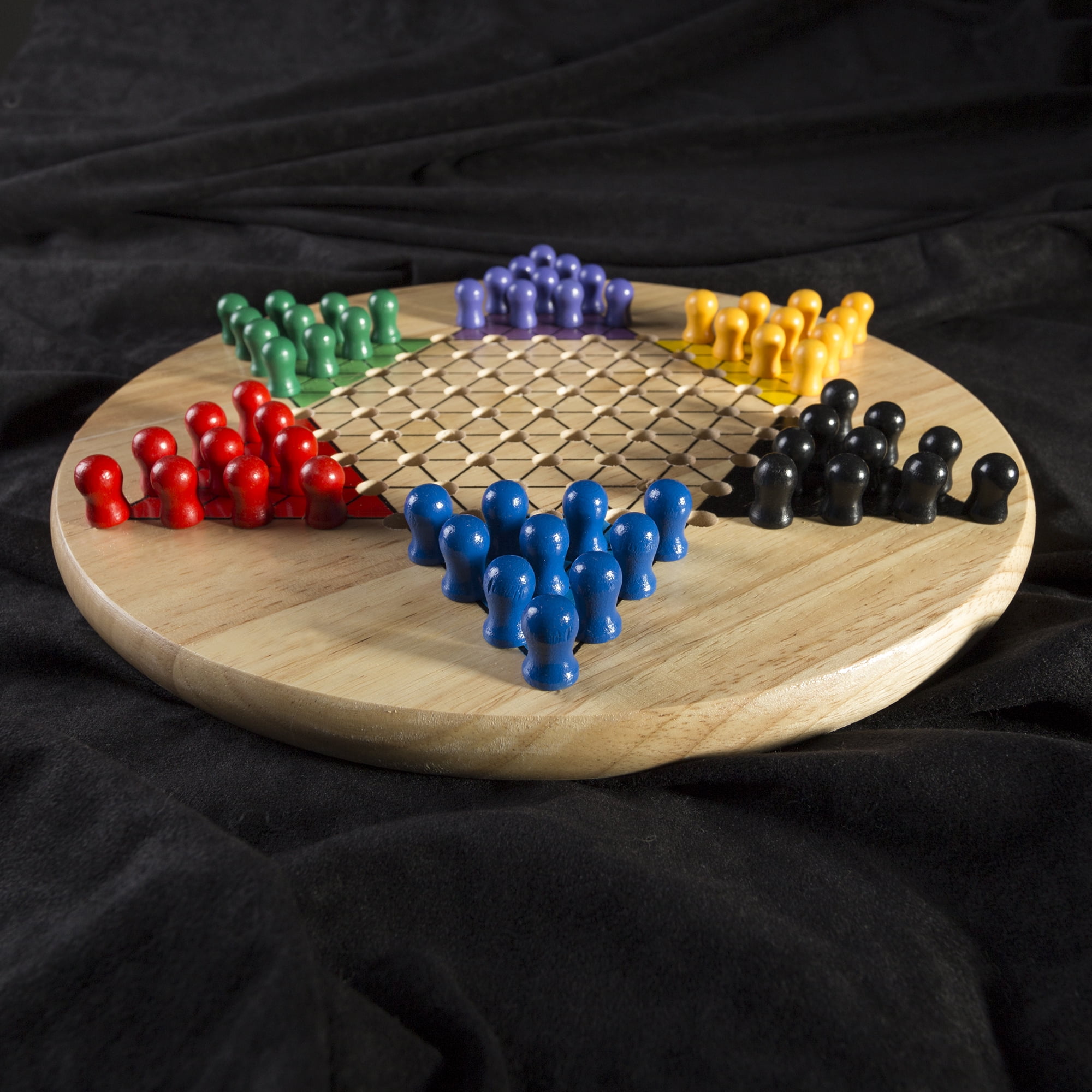 Chinese Checkers Game Set, Game for Adults, Boys and Girls by Hey! Play!