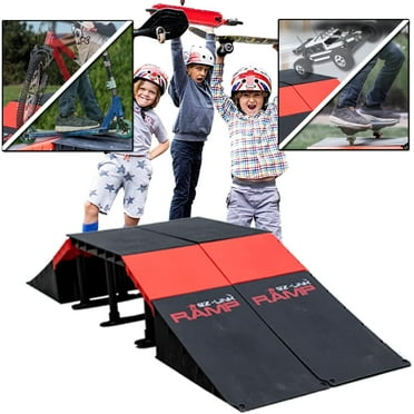 Skate Ramp, Skateboard Ramp, BMX, Bike Ramps for Kids Ages 6-12, Kicker Ramp, Skateboard Ramps for Kids Ages 6-12