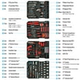 thumbnail image 4 of 515-Piece Tool Set with Rolling Toolbox, Aluminum Trolley Case for Home, DIY Projects, Garden & General Maintenance, 4 of 9
