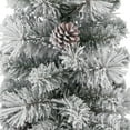 thumbnail image 5 of Holiday Time Set de 2arbres de Noël avec pommes de pin, 60lumières, 5 of 5