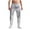 Silver, variant on Plebaso Men's Shiny Jogger Pants Party Dance Pants for Men Drawstring Straight Leg Trousers Clubwear