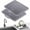 gray, variant on Bxaolu Silicone Dish Drying Mat for Kitchen Counter, 15.75" x 13" Dish Drying Pad, Non-Slip Drain Pad with Built-in Drain, Easy to Clean,Eco-friendly, Heat Resistant Stone Drying Mat(2Pack, Black)