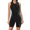 Black, variant on ANFERRY Women's One Piece Swimsuits Boyleg Shorts Full Coverage Slimming Bathing Suits Athletic Modest Swimwear