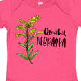 thumbnail image 4 of Inktastic Omaha, Nebraska Goldenrod Flower Boys or Girls Baby Bodysuit, 4 of 5