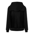 thumbnail image 5 of Elegant Hollow Mesh Back Hooded Sweatshirt Lightweight Casual Pullover With Sheer Net Insets Modern Cut Oversized Pullover Long Sleeve Crewneck Casual Tops, 5 of 5
