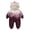 Red, variant on Kogui Snow Suit Baby Girl Winter Snowsuit Toddler Jacket Clothes for Boy Jumpsuit Hoodied Size 18 24 Months (Blue,18-24 Months)