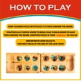 thumbnail image 3 of Classic Mancala - Fun Board Game for Friends and Family - Timeless Strategy Game, 3 of 6