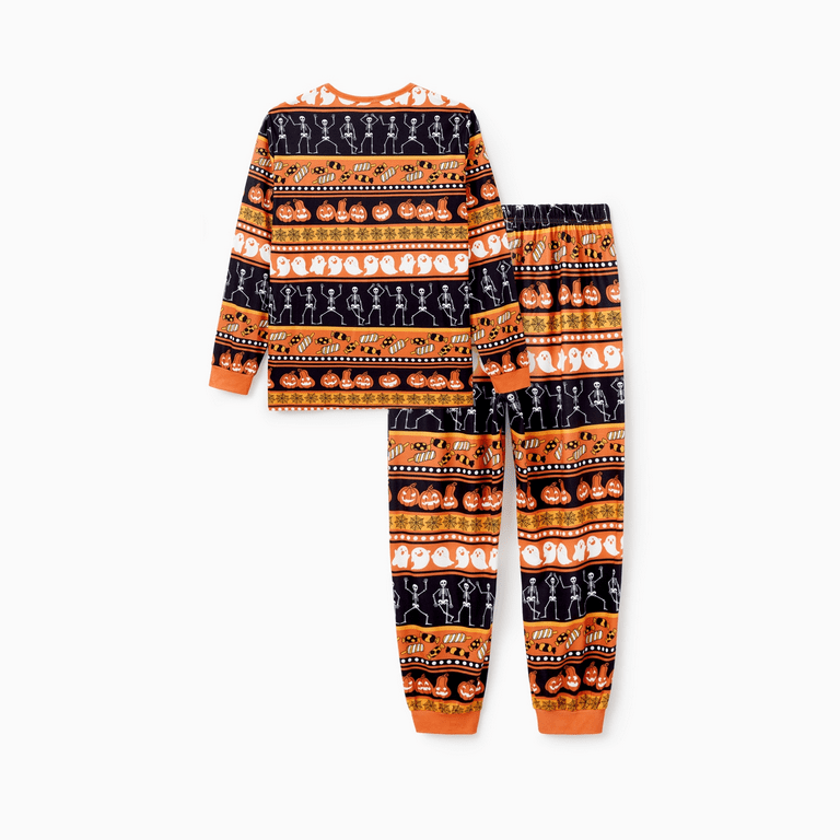 PatPat Mens Pajamas Halloween Pajamas Family Matching Dinosaur