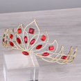 thumbnail image 4 of Luxury Women Faux Crystal Rhinestone Crown Tiara Wedding Headband Hair Accessory, 4 of 6