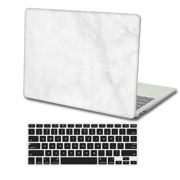 KSK KAISHEK Hard Protective Shell Case Cover Only Compatible MacBook Pro 14" 2021/2022/2023 A2779 M2 & A2442 M1 + Black Keyboard Cover, Marble 219