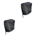 thumbnail image 3 of Speravity Cubierta de tela fácil de transportar para remolque de remolque, impermeable, a prueba de polvo, para caravanas, caravanas, cubiertas negro 2piezas, 3 of 6