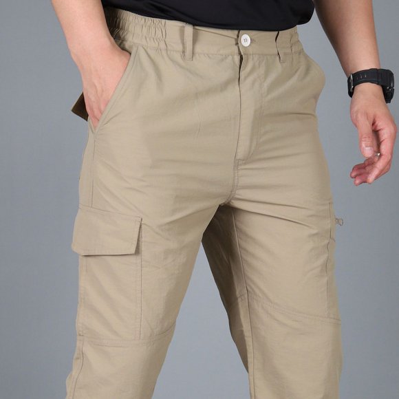 OUSITAID Summer Cargo Pants Men Pants Streetwear Jogger Trekking Hiking Mountain Work Tourism Trousers