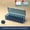 Blue, variant on Godderr Data Cable Storage Box,Transparent Desktop Storage Box,Data Cable Storage Box 10.43x4x2.95in