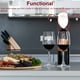 thumbnail image 5 of Soporte para vino tinto de vacaciones Soporte para estante de almacenamiento Botellas de hierro con estilo Organizador de tazas Fiesta Festival Decoración Bar Herramienta para el hogar Red Hat Red Hat Inevent HA009212-01B, 5 of 6