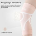 thumbnail image 3 of AURORA TRADE 1 Pair Knee Pads Knitting Tear Resistant Compression Moisture-wicking Not Sweaty Knee Protection High Elastic Protective Sport Gear Leg Knee Pads for Fitness, 3 of 8