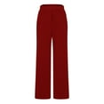 thumbnail image 4 of REALiKUN Women's Modal Soft Relaxed Cropped Pants High Waist Casual Wide Leg Pants with Pockets, 4 of 5
