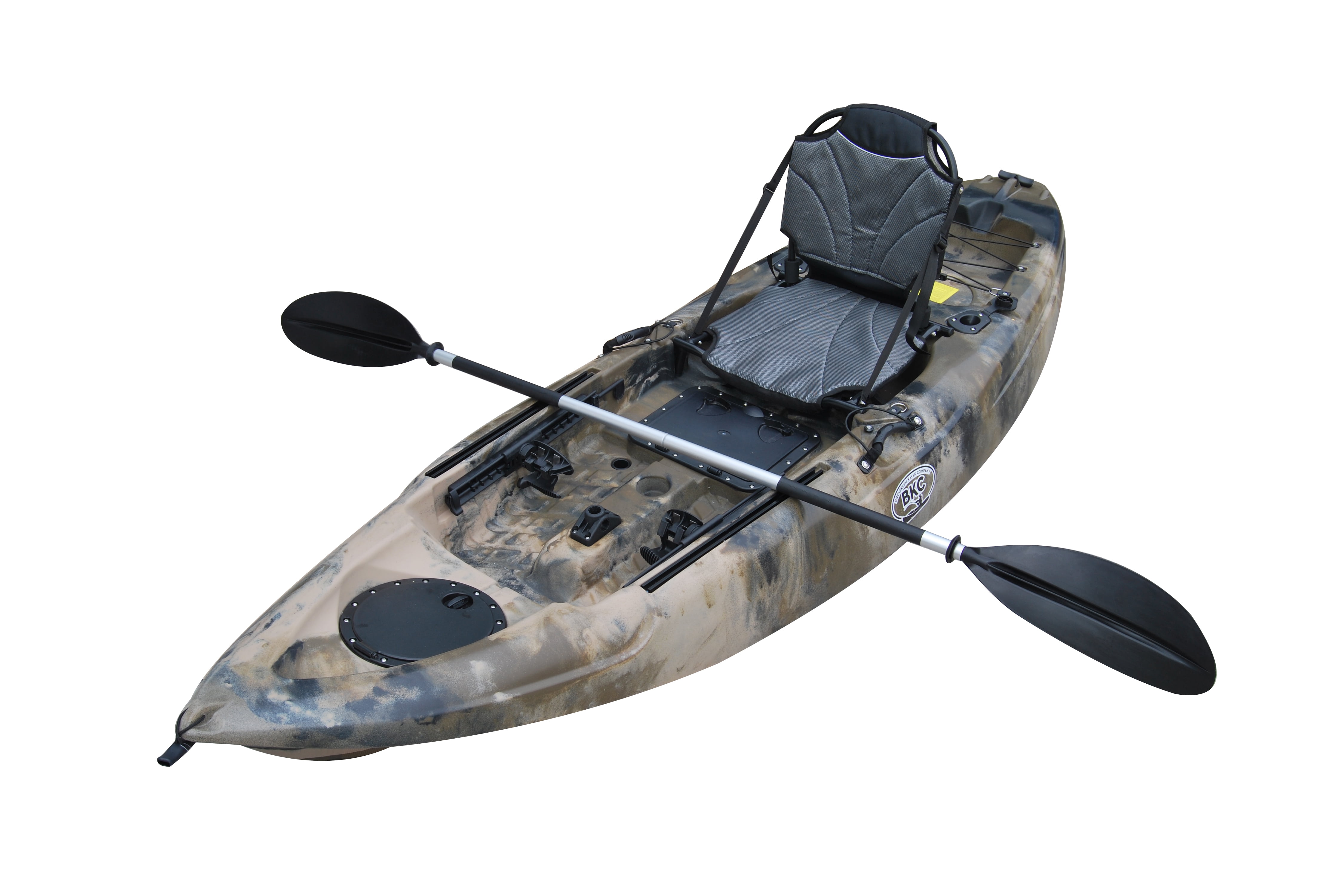BKC FK285 9.5' Sit On Top Single Fishing Kayak W/ Upright
