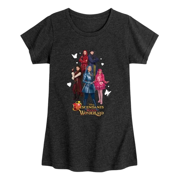 Descendants: Wicked Wonderland - Character Collage Fitted Short Sleeve Graphic T-Shirt