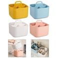 thumbnail image 4 of Panier Organisateur Empilable Polyvalent avec Poignée - Parfait pour la Maison et le Bureau Jaune, 4 of 9