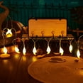 thumbnail image 4 of Vorkoi Halloween Ghost Lights, Outdoor 3D Ghost Lights Waterproof Battery Powered Halloween String Lights for Patio Yard Garden Balcony Railing Halloween Decorations, 4 of 6