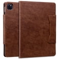 thumbnail image 5 of ELEHOLD for iPad Pro 12.9 2021/2020/2018/2022 ,Premium PU Leather Card Slot Folio Stand Cover, Auto Wake/Sleep,Multiple Viewing Angles Magnetic Smart Shockproof Protective Cover,Brown, 5 of 6